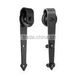 Antique Barn Door Hardware Horseshoe Sliding Door Hangers Track Roller Wheels thumbnail-3