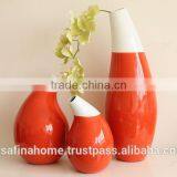 Colored Lacquer Decorative Flower Vase thumbnail-1