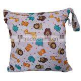 Baby Travel Nappy Reusable Washable Wet Dry Cloth Zipper Waterproof Diaper Bag thumbnail-1