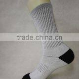 White 100 Polyester Sublimation Blank Wholesale Custom Print Socks thumbnail-5