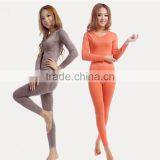 Custom Thermal Underwear Women 2014 Winter Modal Long Johns Underwears Top + Pant Ladies Sey Lace O-neck Seamless Slim Shapewear thumbnail-3