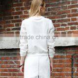 Maxnegio Women Autumn Casual Designer Lace Coat 100% Polyester Coat Women thumbnail-3