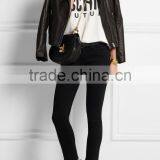 Oversized White Printed Cotton Print T-shirt for Sale thumbnail-2