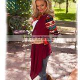 Zm50281b Europe Autumn and Winter Ladies Long Sleeve Blouse New Style Printed Women Cardigan thumbnail-3