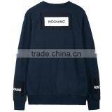 Wholesale Men's Fashion Hip Hop Clothing Custom Crew Neck Sweatshirt thumbnail-2