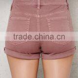 Tulip Super Stretch Denim Jean Shorts Wholesale thumbnail-3