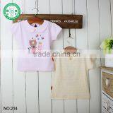Kids 100% Cotton Summer Custom Printing T-shirt Baby Clothes for Girl thumbnail-3