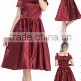 Apparel Walson Ladies Nice Design R-Neck Knee Length Red Cotton Cheap Vintage Dress 4597 thumbnail-1