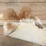Wholesale Price 100% Real Dye Fur Plate/Raw Rabbit Fur Skin thumbnail-2