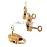 2016 3Pcs/set Antique Bronze Plated Chinese Style Vintage Padlock Jewelry Chest Box Notebook Lock Luggage Belt Padlock With Keys thumbnail-4