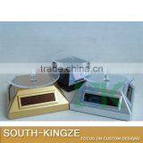 Skid Proof Acrylic Plate Rotating Black,Silver,Gold Chrome Sunshine Power Display Case thumbnail-4