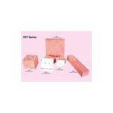Custom Pink Paper Jewelry Box, Recycled Cardboard Jewelry Boxes Packaging thumbnail-1