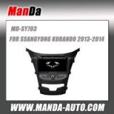 Manda touch screen dvd player car stereo for SSANGYONG KORANDO 2013-2014 in-dash head unit sat nav