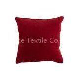 Unique Red Orange Decorative Throw Pillows Seat Sofa , 18 X 18Throw Pillows