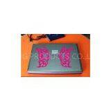 Pink Printed Self Adhesive Stickers / Laptop Cover Stickers For Notebook