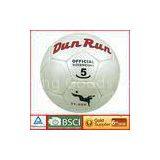 Professional Hand Stitched Leather Soccer Ball Outdoor With Custom Printing