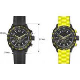 Silicon sport mens watch