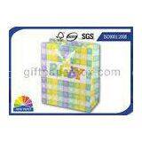 High Grade Paper Gift Wrapping Bags for Baby Showers Packaging with Ribbon Handle
