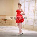 New Style Taffeta Red Ruffled Fancy Dress AS030 thumbnail-4