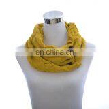 Infinity Bubble Knit Botton Scarves Various Colors thumbnail-5