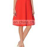 New arrival elegant maxi skirt traditional a line red skirt flare skirt