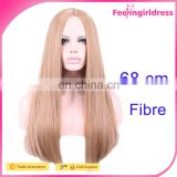 China supplier Straight 68cm mix color indian long hair wig in stock