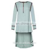 New Model Islamic Abaya Muslim Tunic Dress Tops Long Sleeve Islamic Ladies Blouse thumbnail-6