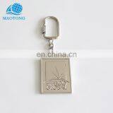 Custom Shape Wholesale Cheap Metal Logo Keychains Brand Name Keychain thumbnail-3