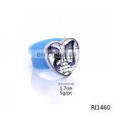 New Products 2017 Wholesale 1.70cm Blue Silicone Wedding Ring for Men thumbnail-1