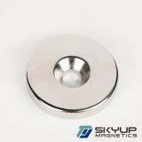 Customer Customized Permanent N52 Ndfeb Neodymium Rare Earth Magnet Neodymium Magnet With Screw Hole thumbnail-3