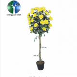 Best Price! Red Yellow Artificial Rose Flower Bonsai Artificial Tree Oem for Wedding Decoration Colorful 2018 Trending Products