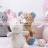 Student Kids crocheted & knitted stuffed animals toys Bunny elephant dinosaur Patterns Valentine Day gift lover gifts