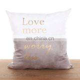 2018 New Design Geometric Figure Gold Stamping Marble Printed Cushion Cover For Spring thumbnail-7