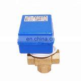 CWX - 20 P-1.0 D Brass Made in China 3 Way Good Quality Cheap Price Motorized Ball Valve thumbnail-4
