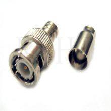 Female Plug Straight RF Coaxial BNC Connector for Rg58 59 6 11 Cable thumbnail-2
