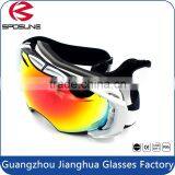 Custom Dual Snowboard Protection Sun Glasses Mirrored Lens Anti Glare Outdoor Sport Ski Goggles thumbnail-1