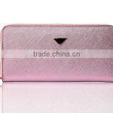 High Quality Fashion Genuine Leather Woman Long Zipper Clutch Wallet for Ladies thumbnail-2