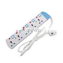 4-Gang UK 13A Switched Electrical Power Extension Socket With Extension Outlet