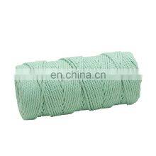 Cotton Macrame Cord Wire Attractive Price New Type Natural Cotton 3mm 100m/roll