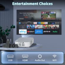LSP Portable 1080p FHD LED Home Theater Projector G1 thumbnail-5