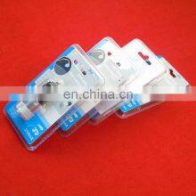 OEM Supplier Double Printing Paper Clamshell Blister With Insert Paper Card Board Packaging Hang Hole Custom Slide Blister Cards thumbnail-2