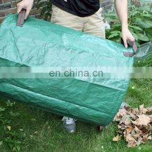 Haltbare, wasserdichte PP-Müllsäcke für den Außenbereich, zum Reinigen von Rasen und Blättern, 39 Gallonen mit Griffen thumbnail-5