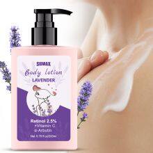 Private Label Lavender Shea Nut Body Lotion Cream Moisturizing Whitening Soothing Brightening Body Skin For Women thumbnail-3