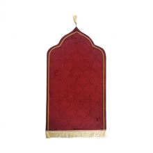 Hot Selling Portable Embroidery Foam Arabic Ramadan Padded Praying Rug Sejadah Muslim Prayer Mat thumbnail-1