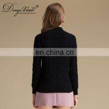 100% Pure Cashmere Women's Pullover Warm Thick Sweater Comfortable Women's Pullover thumbnail-3
