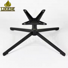 Tilt Beveled Top Plate Black Steel Iron Easy Swivel Rotating Furniture Legs Chair Base With Stylish Design thumbnail-5