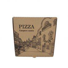 Оптовая продажа гофрированных крупнотоннажных пиццных коробок под заказ в размеры 9, 11, 13, 15 дюймов, простые и с принтом, с индивидуальным логотипом