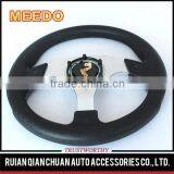 Fashion Style Universal Auto Accessories PU Red/Blue/Black 350mm/14inch OEM Modified F1 Racing Car Steering Wheels for ATV UTV thumbnail-4