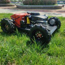 Petrol Adjustable Blade Height by Remote Control Travel Speed 0~6Km/h Lawn Weed Remote Control thumbnail-1