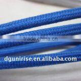 Braided cover power cord textile cord cable